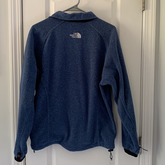 The North Face blue jacket size Medium zipper fleece - Picture 7 of 12